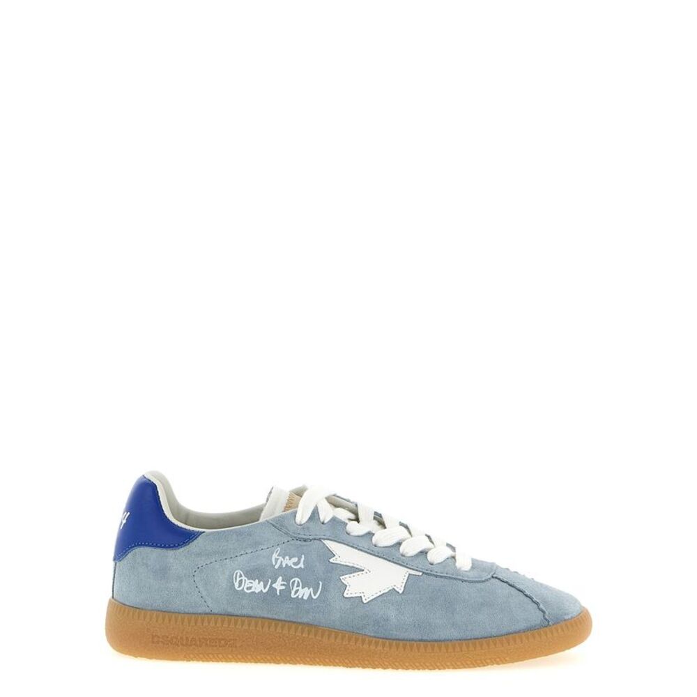 Dsquared² Blue Calfskin Low Top Women's Sneakers